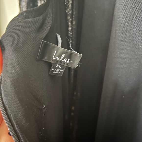 Shimmer In the Night Black Sequin Backless Mermaid Maxi Dress - Picture 9 of 11